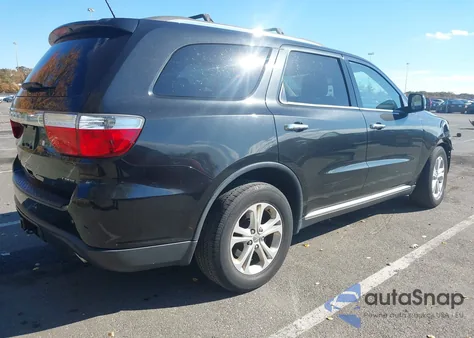 2013 Dodge Durango Crew from USA, damaged, VIN 1C4RDJDG0DC699093